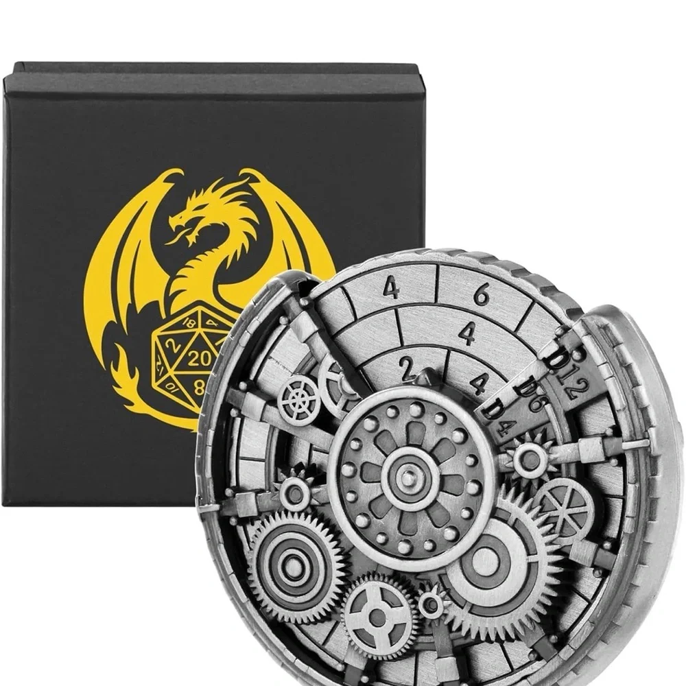 Premium Mechanical Roulette Dice Set for DND